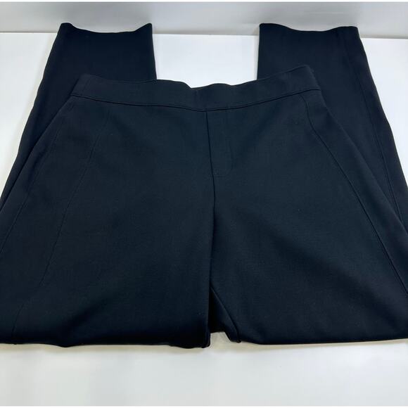SPANX Black PerfectFit Ponte Slim Straight Pants Women’s Size L - Picture 1 of 9